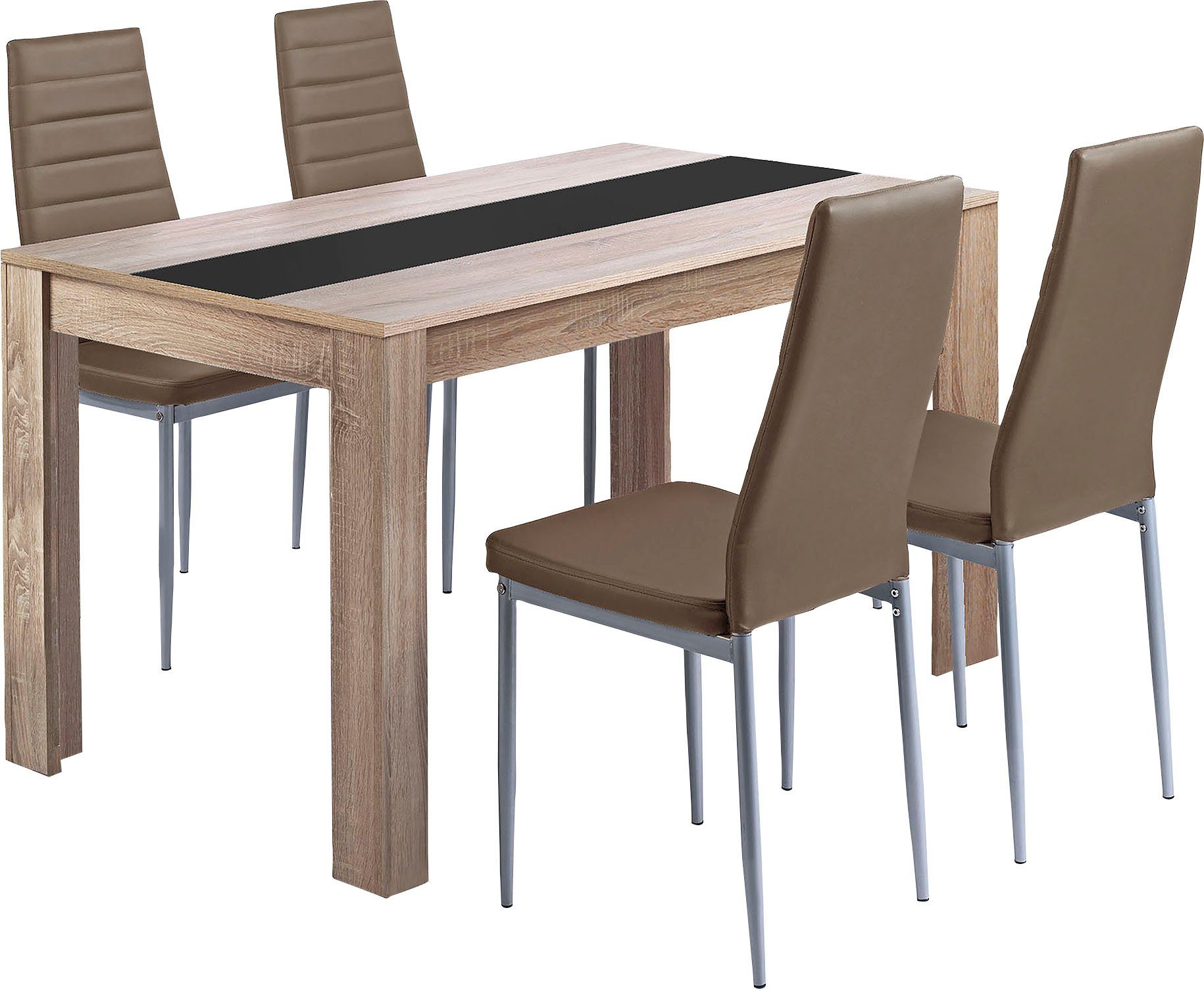 byLIVING Esstisch Nori, Breite 120, 140 oder 160 cm, Mittelplatte wendbar