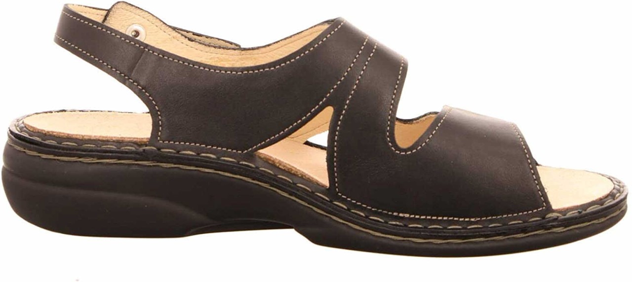 FINN COMFORT Klassische Sandalen schwarz Milos schwarz