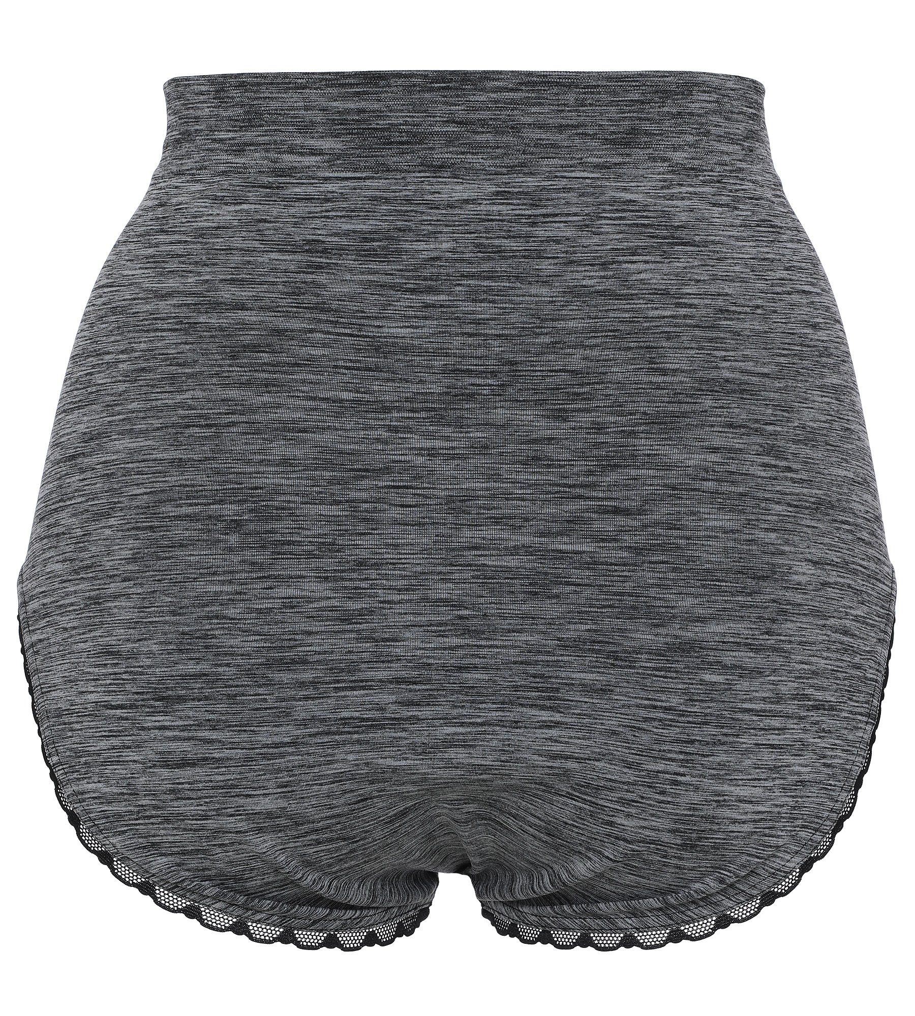 Pure Shape Shapingslip Melange elastisch mit Spitzenlitze am Beinabschluss