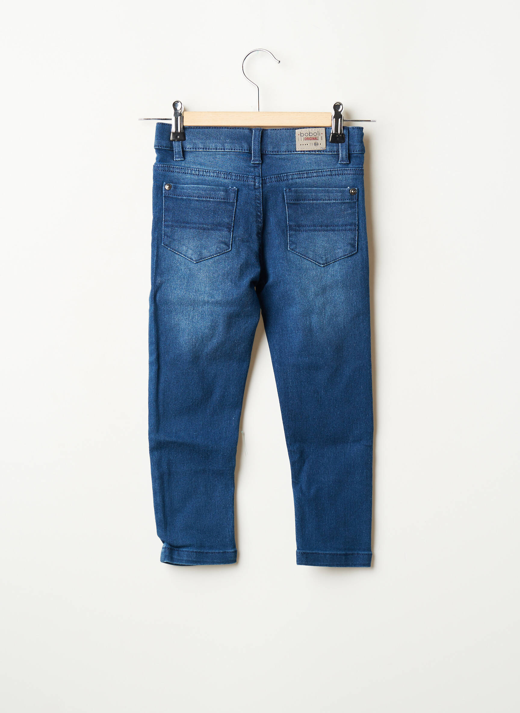 Boboli Jeans Coupe Slim Fille couleur bleu