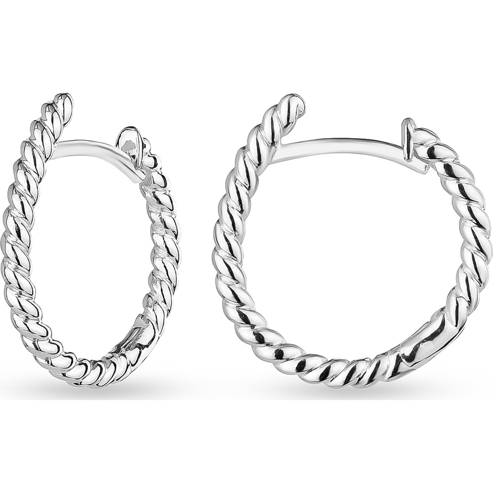 FAVS Créoles 925 Argent Boucles d'oreilles