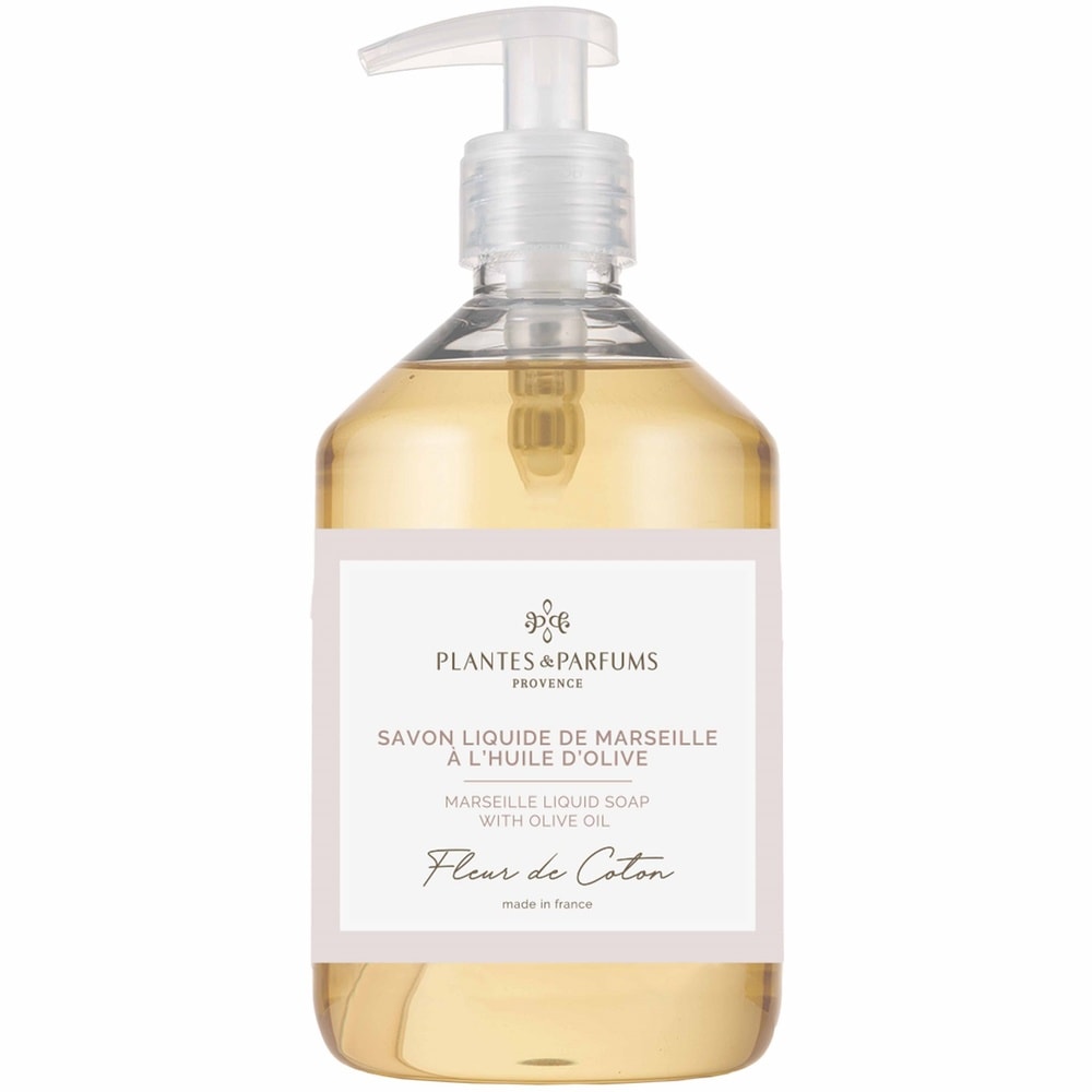Plantes et Parfums Parfum Fleur de Coton Savon Liquide de Marseille