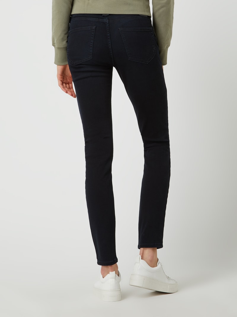 Skinny Fit Jeans mit Stretch-Anteil in dunkelblau