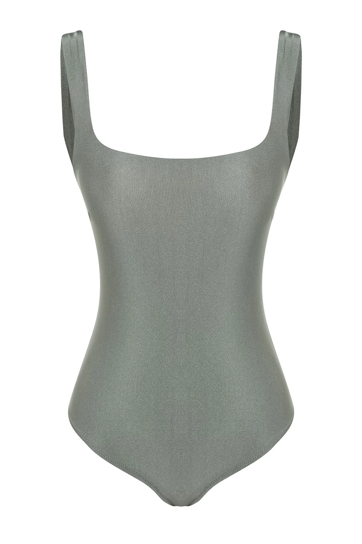 Trendyol Collection  Badeanzug - Grau - Unifarben