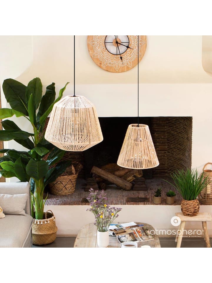Atmosphera Créateur d'intérieur Hängelampe in beige günstig kaufen onesize