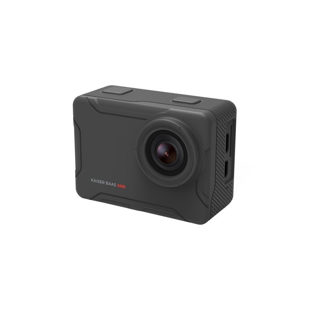 kaiser baas Kaiser Baas Action-Cam X450 Real 4K 30FPS Action Cam (4K Ultra HD, WLAN (Wi-Fi), Real 4K 30 FPS, 40m wasserdicht, Sony Sensor, Gyro Stabilisierung, Touchscreen)