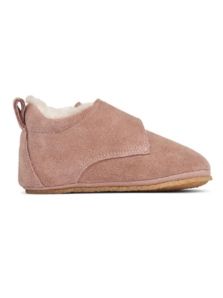 Wheat Leder-Hausschuhe in Rosa günstig kaufen