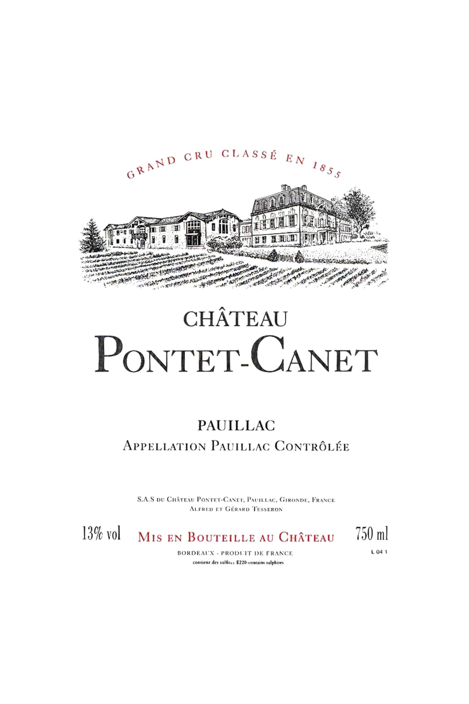 Château Pontet Canet 1994, Pauillac