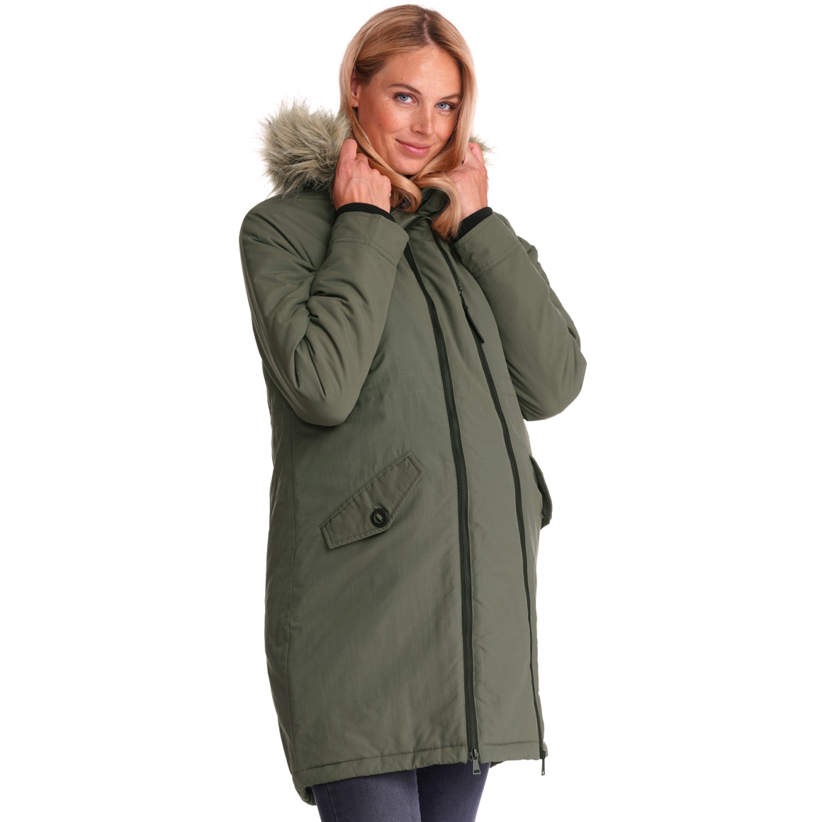 Damen Umstands-Parka mit Erweiterung