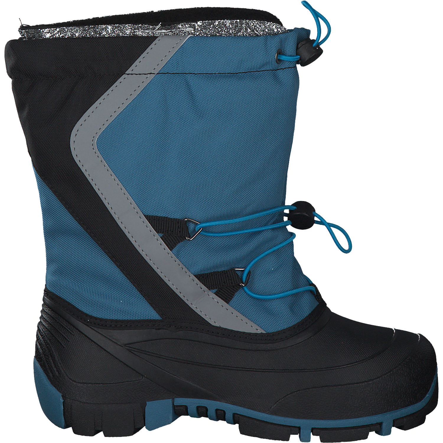 KangaROOS Kanga-Bean II 18927, Winterstiefel, Kinder, dk sea/jet black
