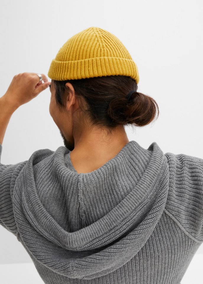 Kapuzen Pullover mit recycelter Baumwolle