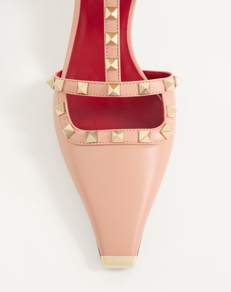 Rockstud Decote em Pele de Cabra 40mm