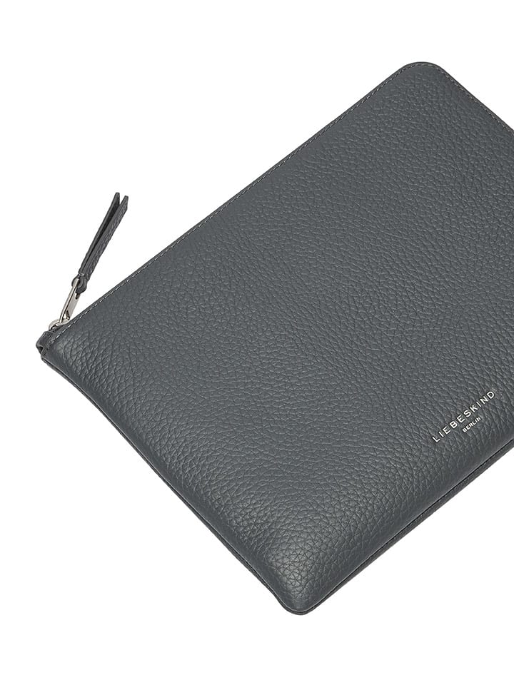 LIEBESKIND BERLIN Leder-Tablet Case in Grau - (B)27 x (H)20 x (T)1 cm günstig kaufen onesize