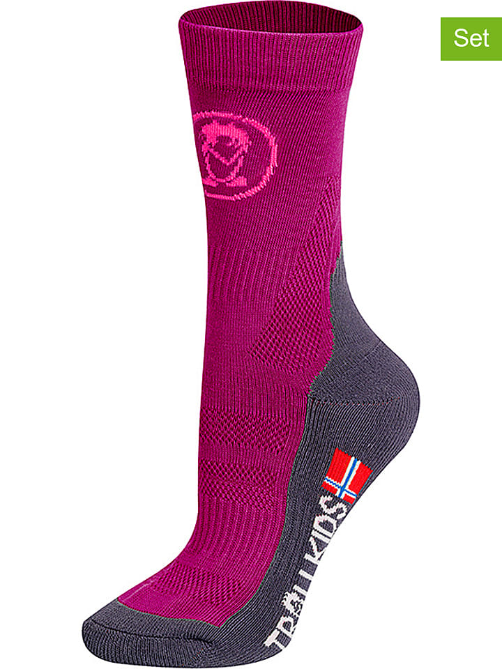 Trollkids 2er-Set: Trekkingsocken 