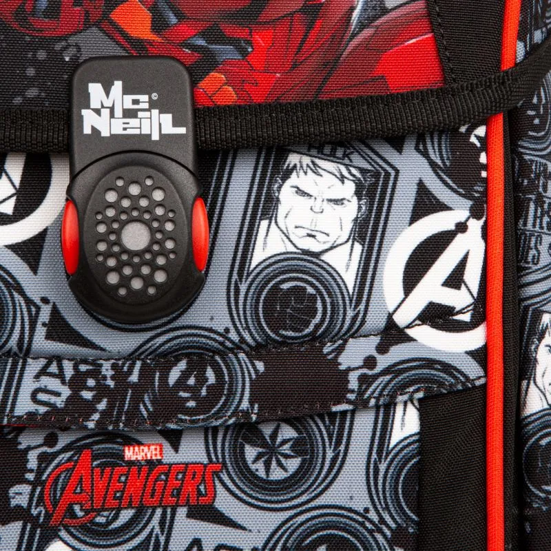 McNeill McNeill Disney Schulranzen-Set TENERIS 4tlg. - MARVEL-AVENGERS