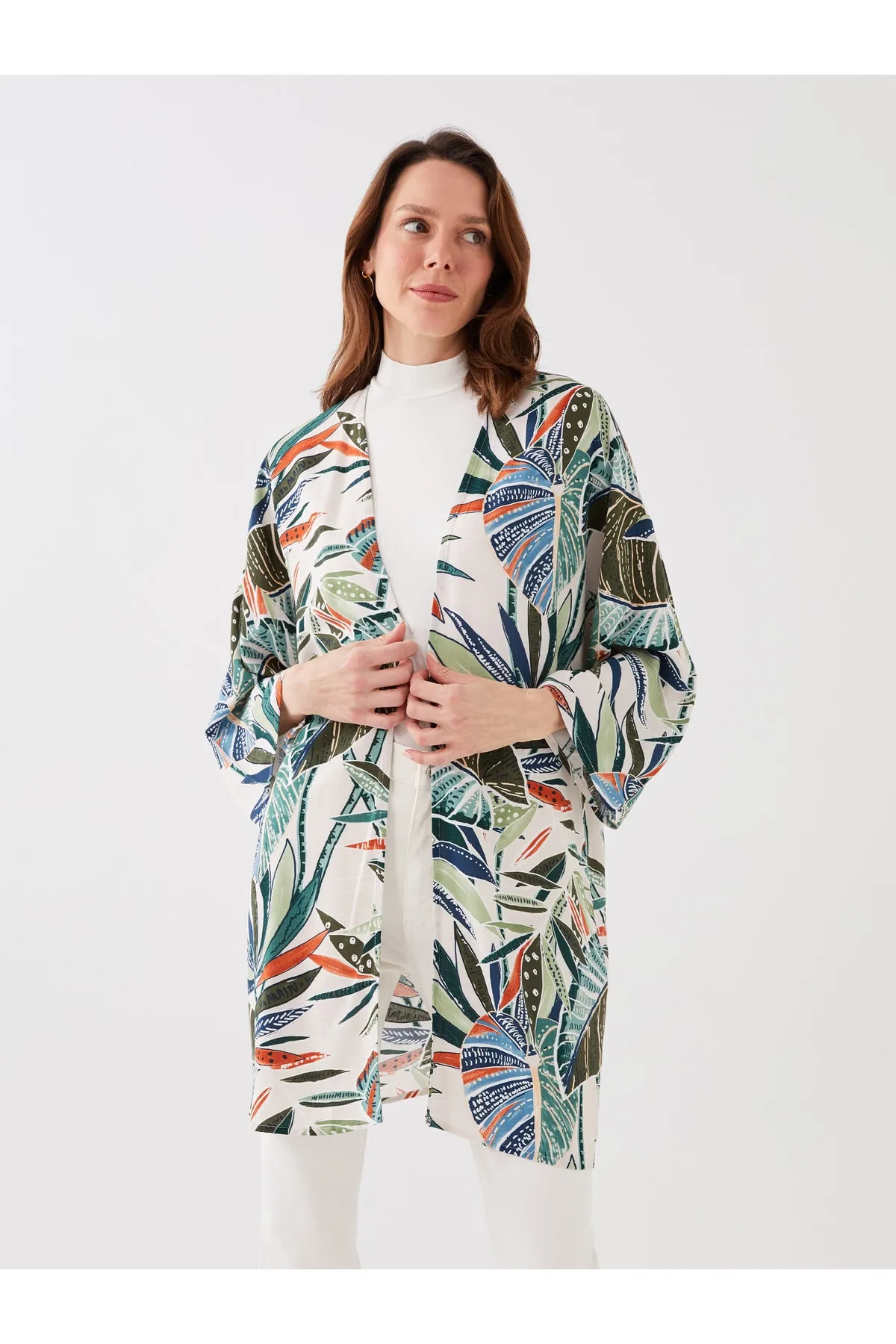 LC Waikiki  Kimono & Kaftan - Dunkelblau - Oversized