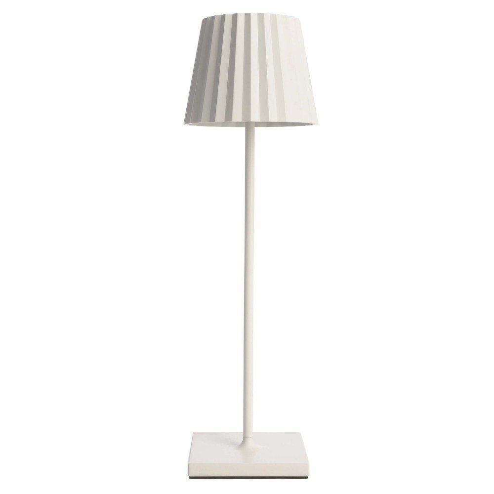 Deko-Light Gartenleuchte LED Akkutischleuchte Sheratan in Weiß 2,2W 154lm IP54, keine Angabe, Leuchtmittel enthalten: Ja, fest verbaut, LED, warmweiss, Campinglampen