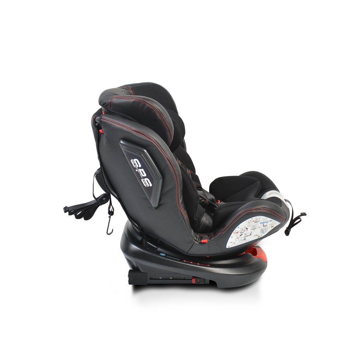 Moni Autokindersitz Kindersitz Motion 0-36 kg Gruppe 0/1/2/3, bis: 36 kg, drehbar 165° Neigung Isofix SIPS