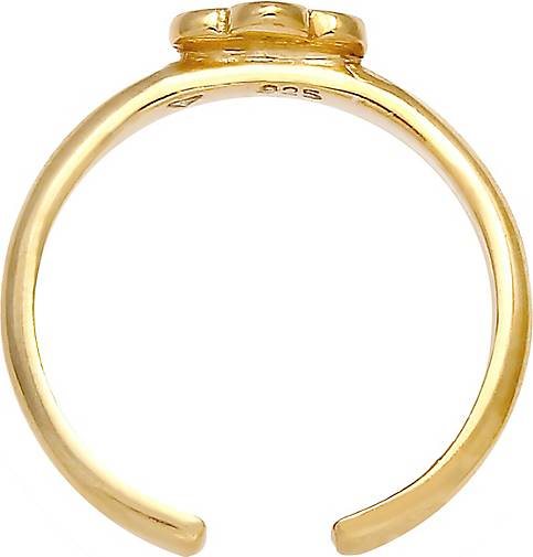 Elli Ring Kinder Blume Kristall 925er Silber
