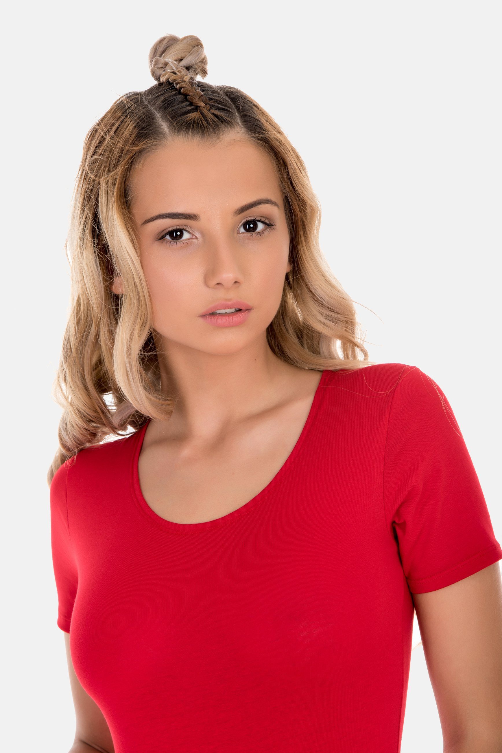 Evoni Stringbody Damen Kurzarmbody
