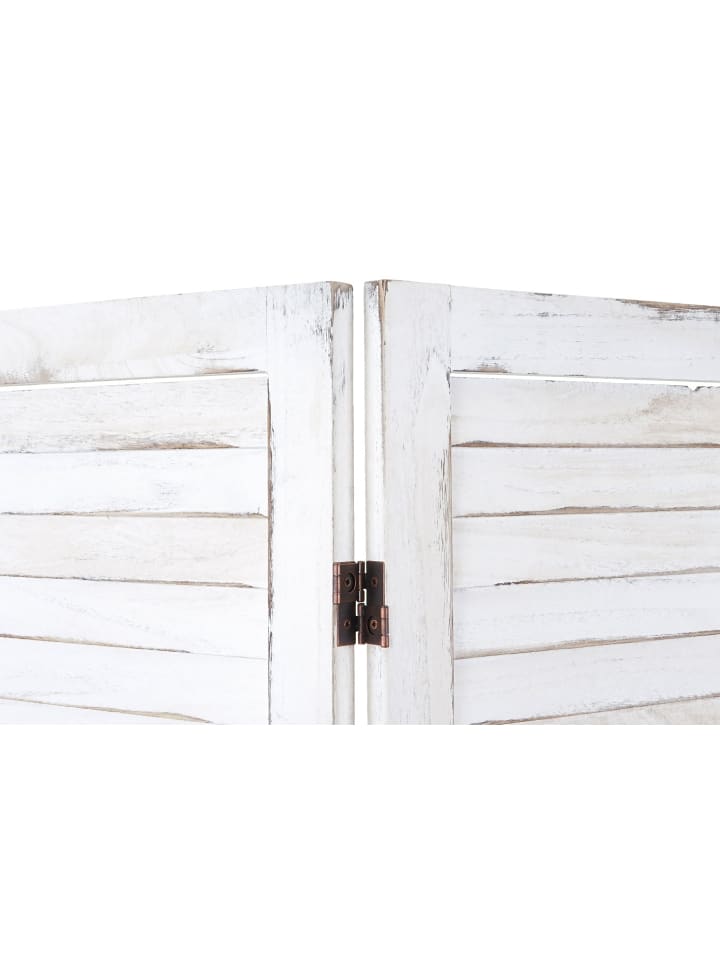 MCW Paravent G30, Shabby-Look, Weiß günstig kaufen onesize