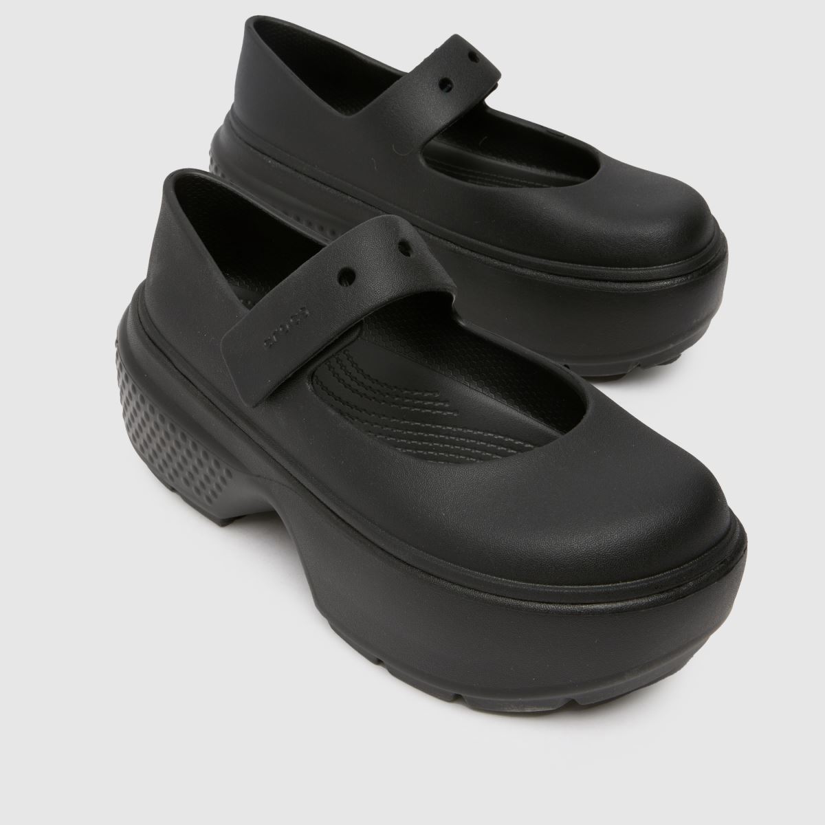 Crocs Stomp Mary Jane szandál fekete színben