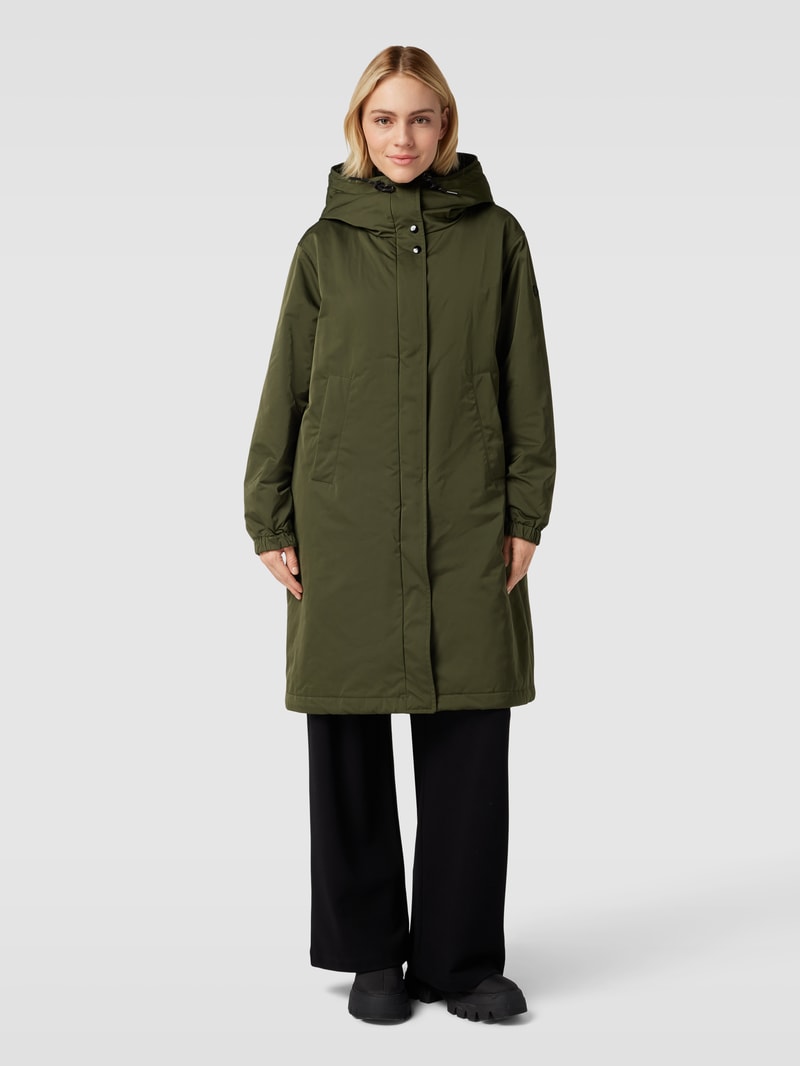 Jacke mit Eingrifftaschen in olivgrün