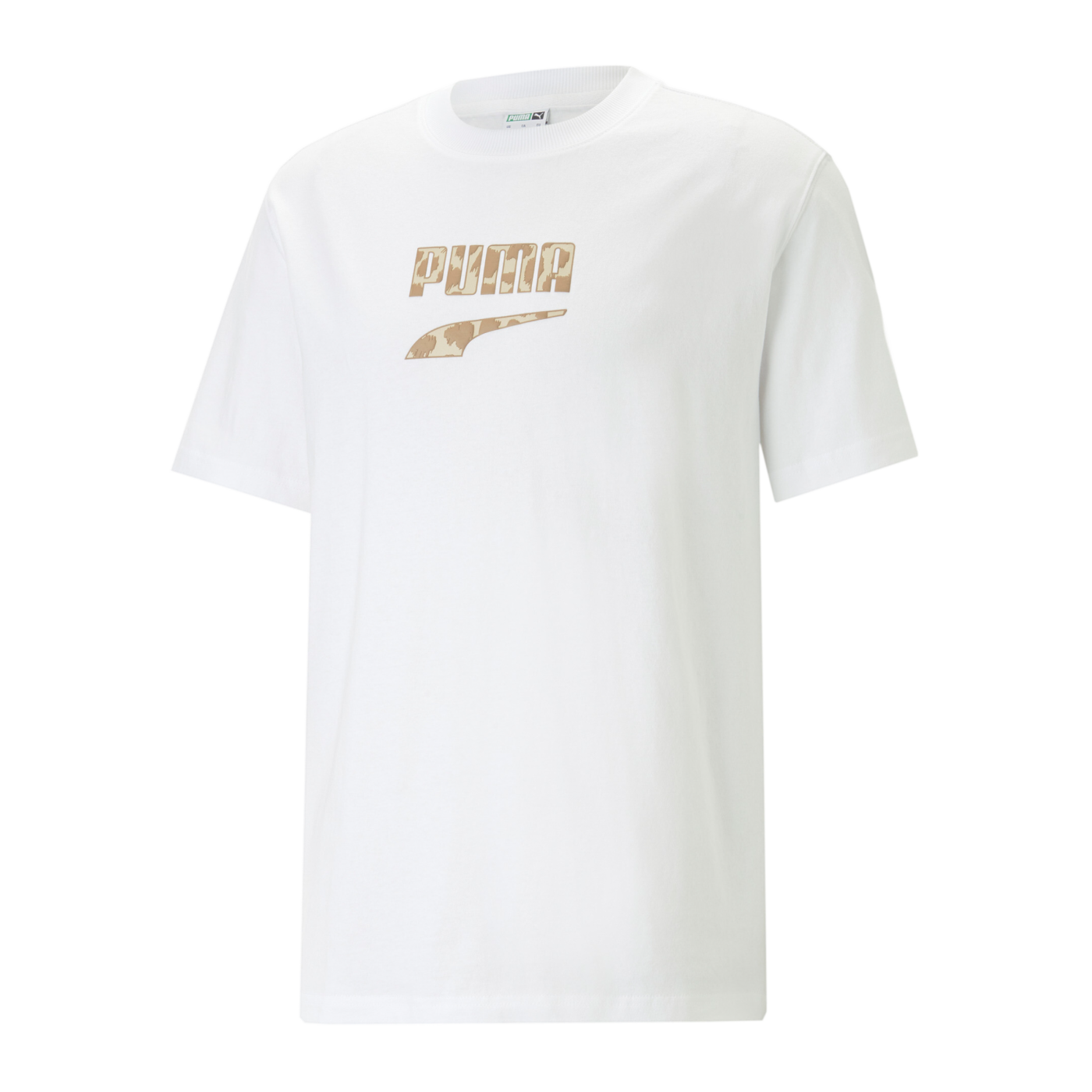 PUMA DOWNTOWN Logo Graphic T-Shirt Weiss F02