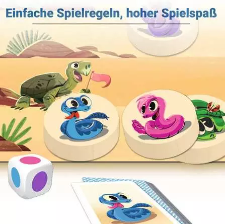 Tempo, kleine Klapperschlange! - Kinderspiel ab 4 Jahren