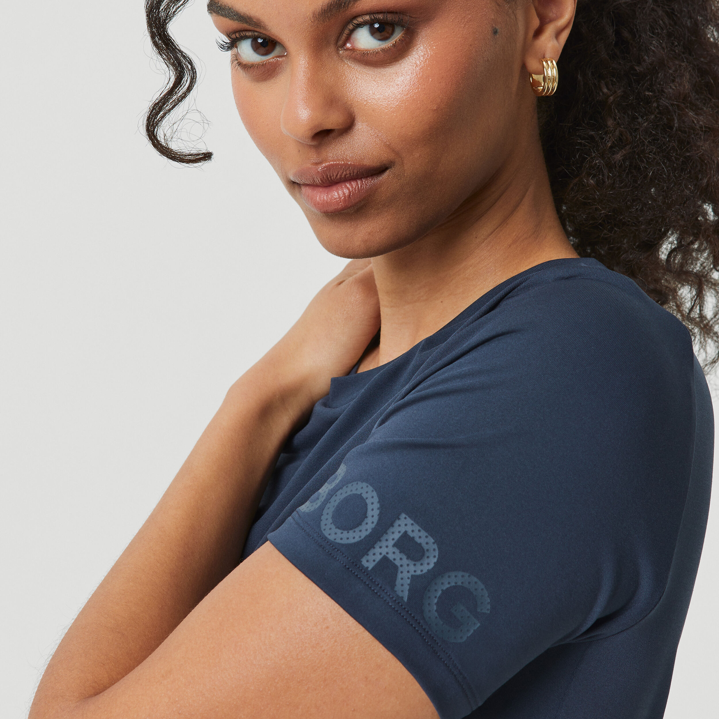 Borg T-Shirt Damen - Blau