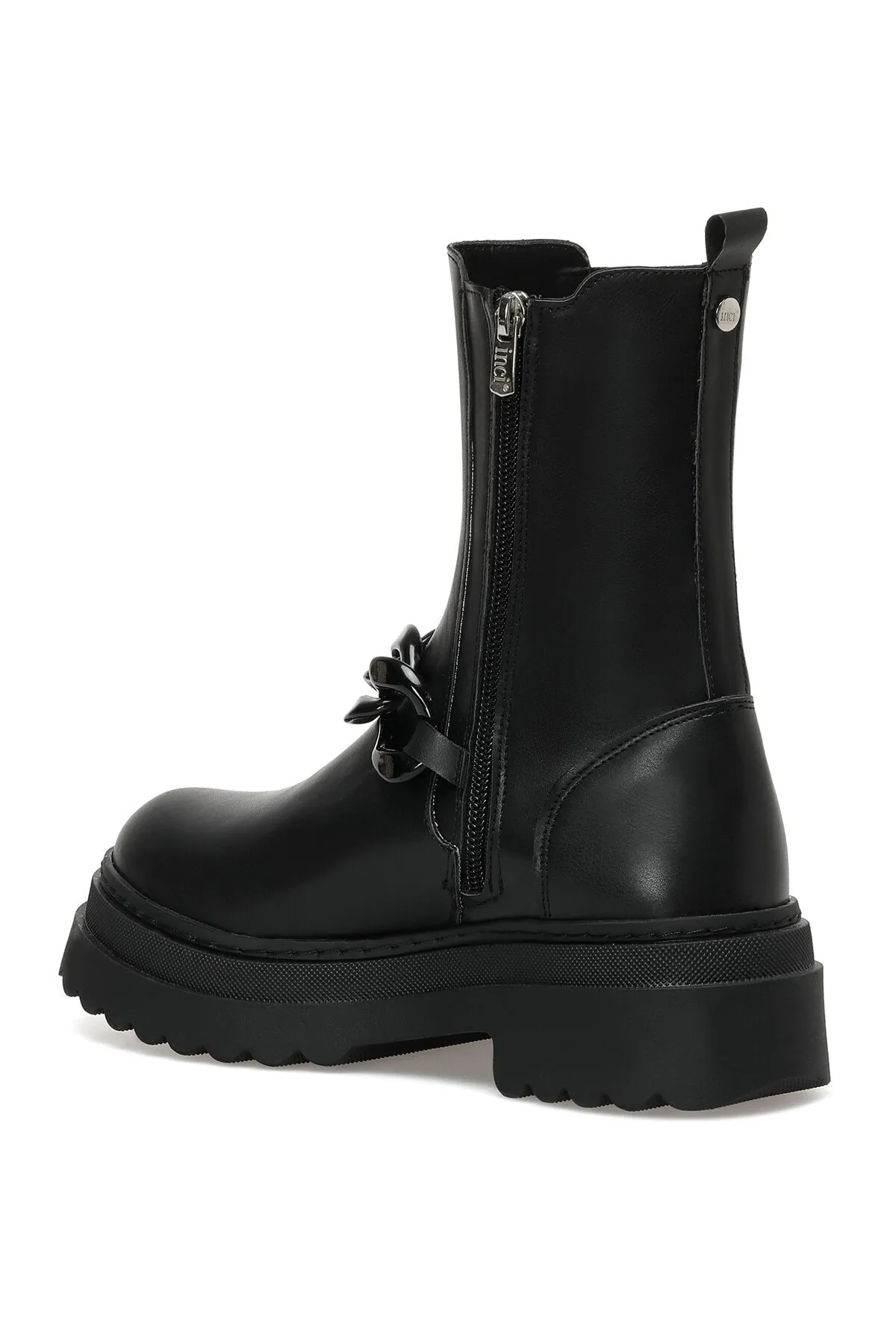 İnci  Stiefelette - Schwarz - Flacher Absatz