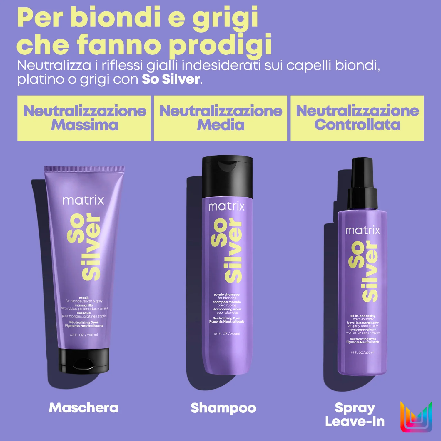 Total Results So Silver Purple Shampoo - Väriä suojaava shampoo