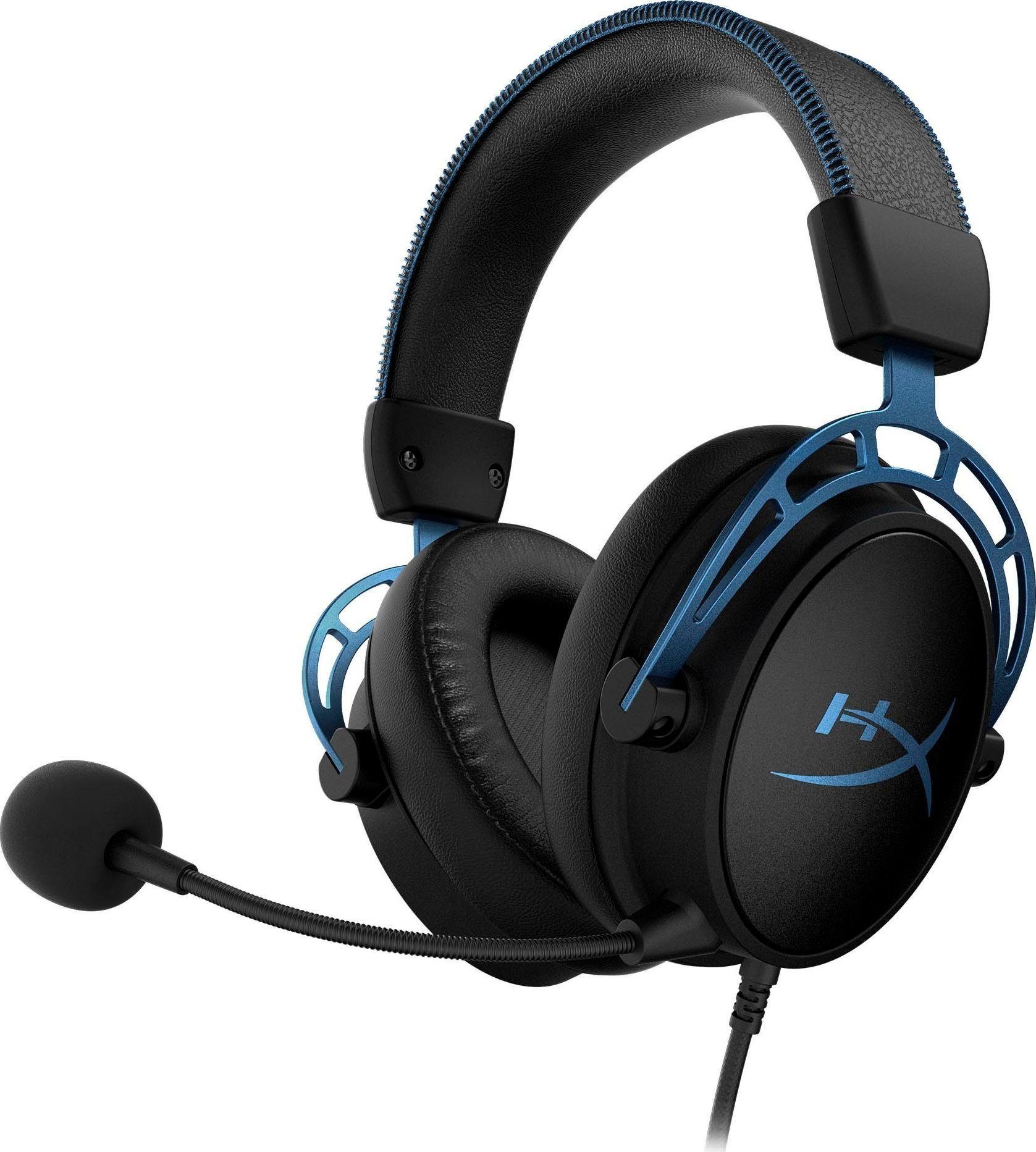 HyperX Cloud Alpha S Gaming-Headset (Mikrofon abnehmbar, Noise-Cancelling)