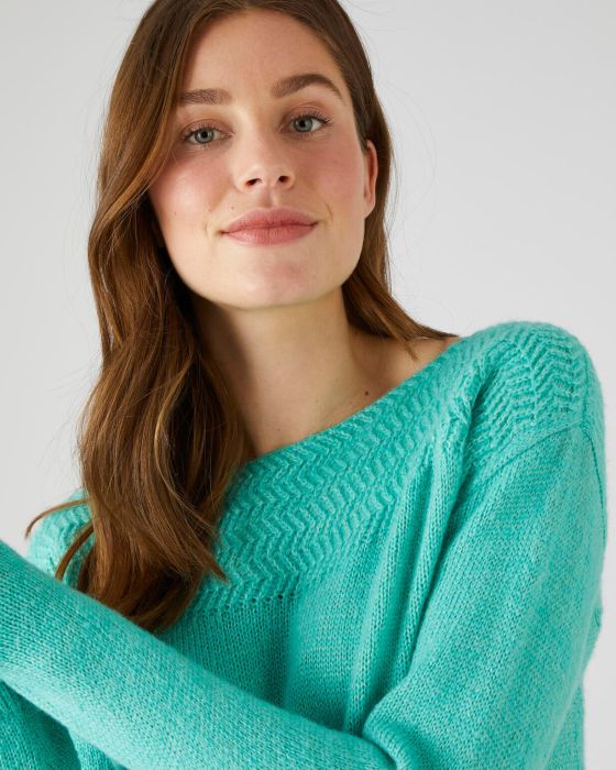 Pull chaud motif chevrons Thermolactyl