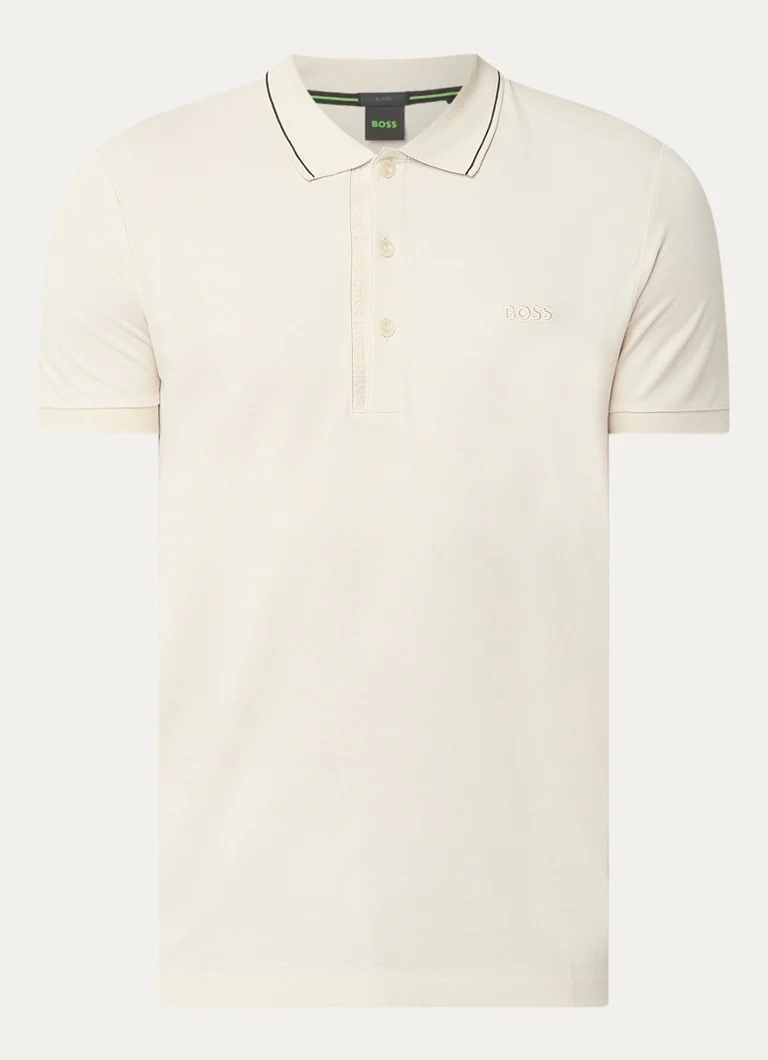 HUGO BOSS Paule slim fit polo majica s vezom logotipa