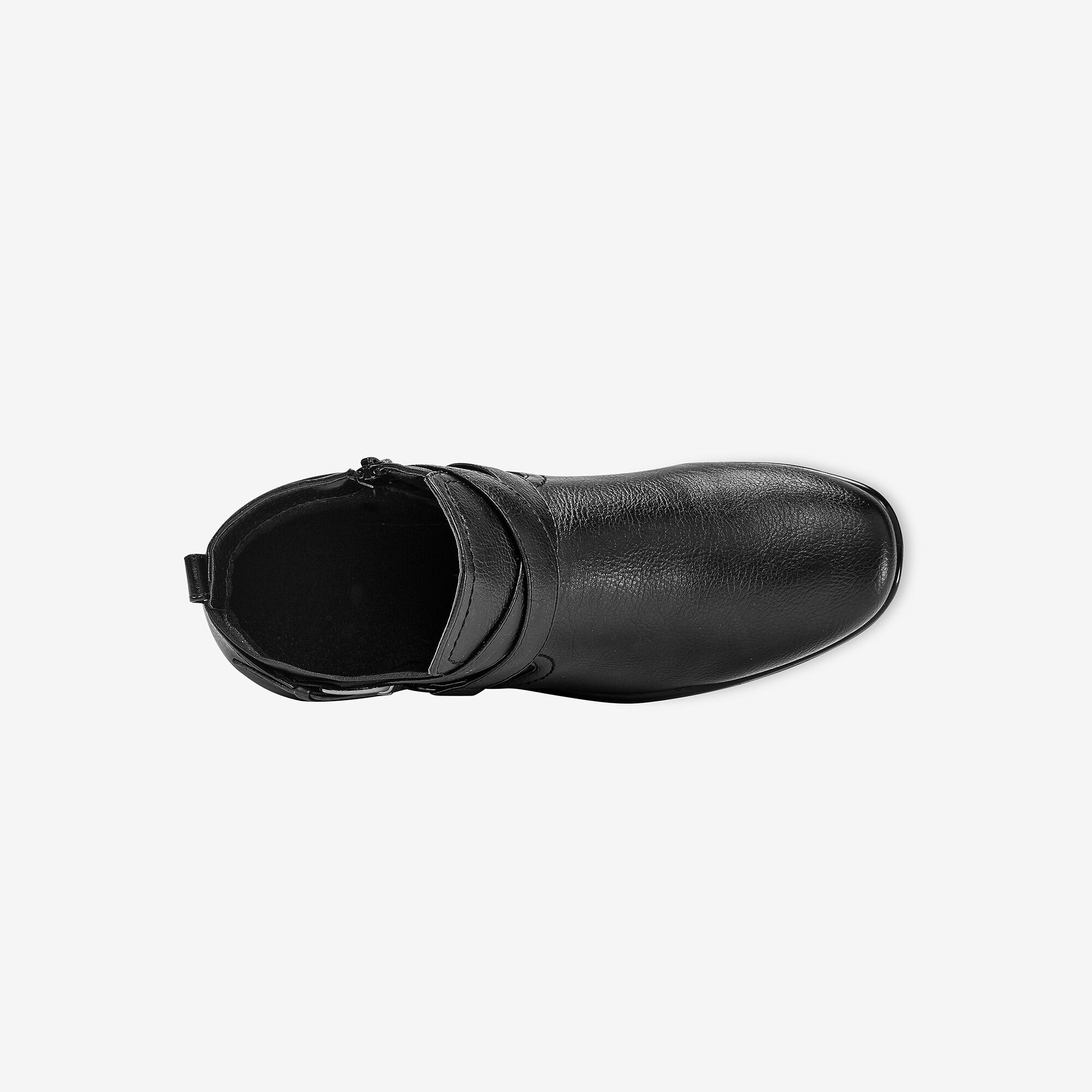 Low-boots confort compensées et zippées