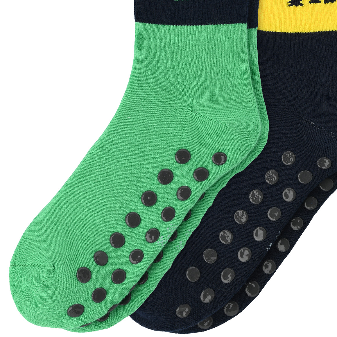 2 Paar Jungen Stoppersocken mit Dino-Motiv