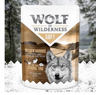 Wolf of Wilderness Adult 6 x 300 g - Pouch
