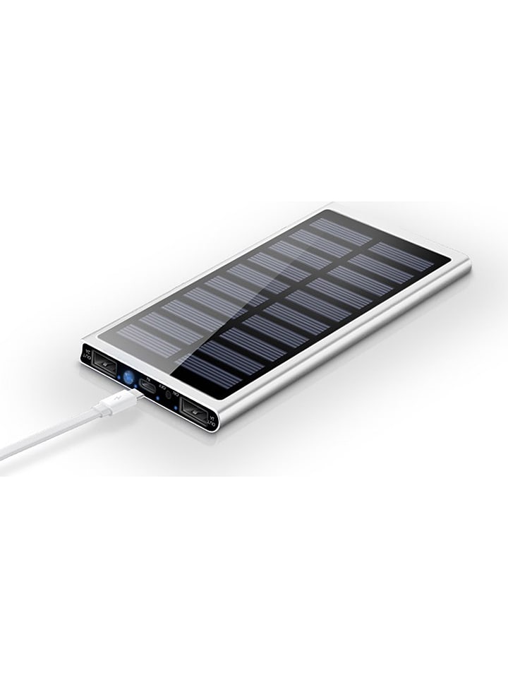 SWEET ACCESS Solar-Powerbank 20.000 mAh in Silber günstig kaufen onesize