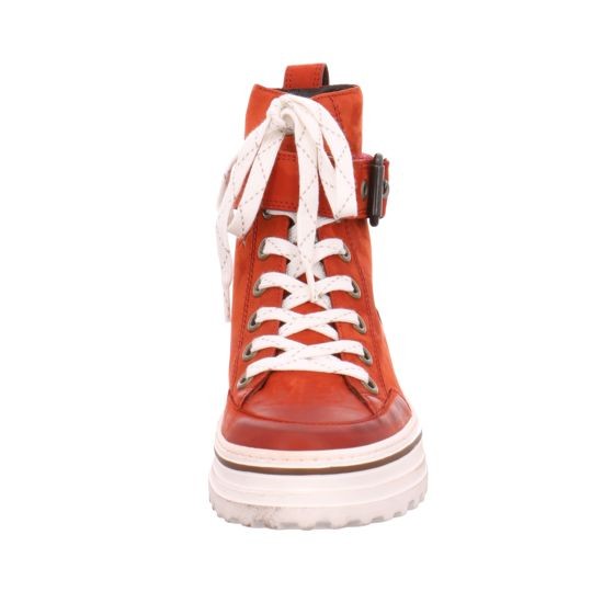 PAUL GREEN Stiefeletten rot ROYAL NUBUK pumpkin
