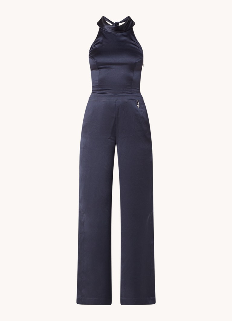 HUGO BOSS Ketania wide fit jumpsuit in satin