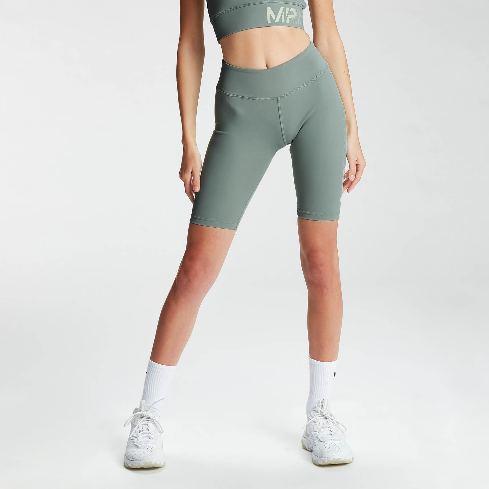 Cycliste d’entraînement MP Fade Graphic Training pour femmes – Vert délavé