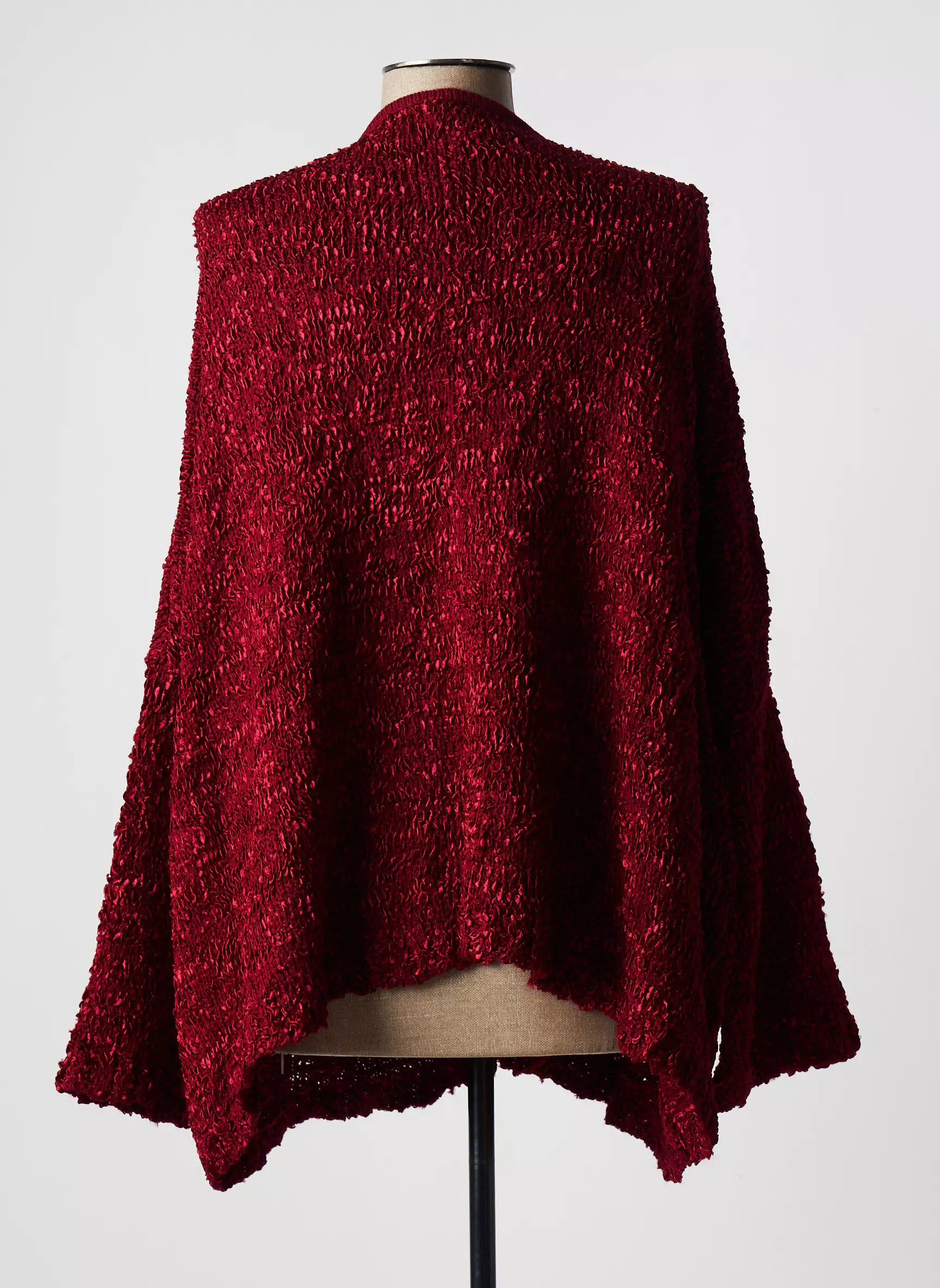 Purplerose Cardigans Femme couleur rouge
