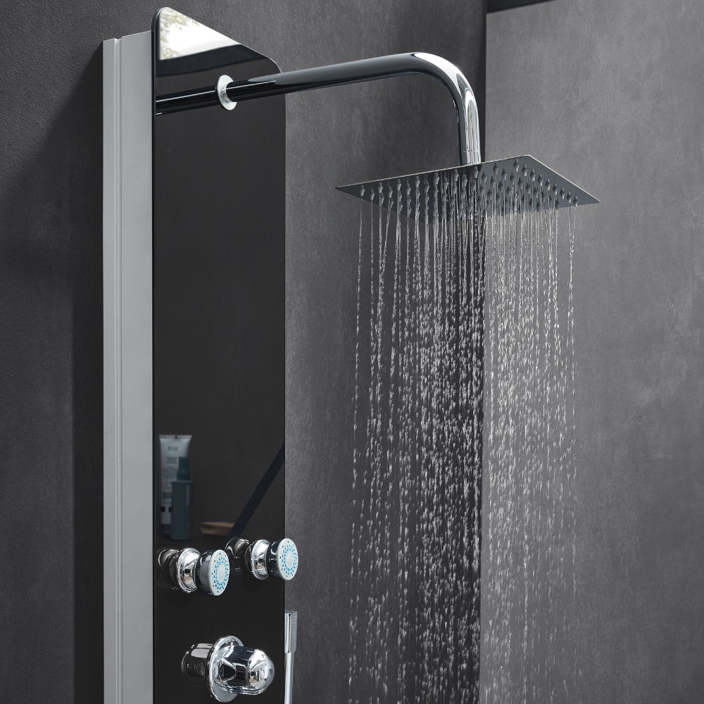 Home Deluxe Duschpaneel DIVE schwarz