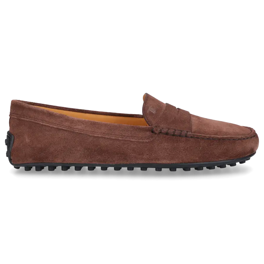 Tod's - Mokassins CITY GOMMINO Veloursleder - braun