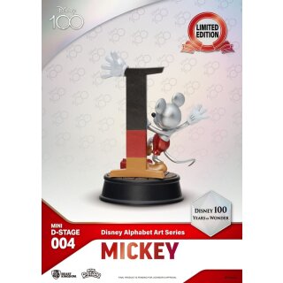 Disney Mini Diorama Stage Statuen 6-er Pack 100 Years of Wonder-Disney Alphabet Art 10 cm