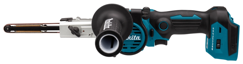 Șlefuitor cu bandă Makita DBS180Z de 18 V, 9 mm, fără baterii și încărcător