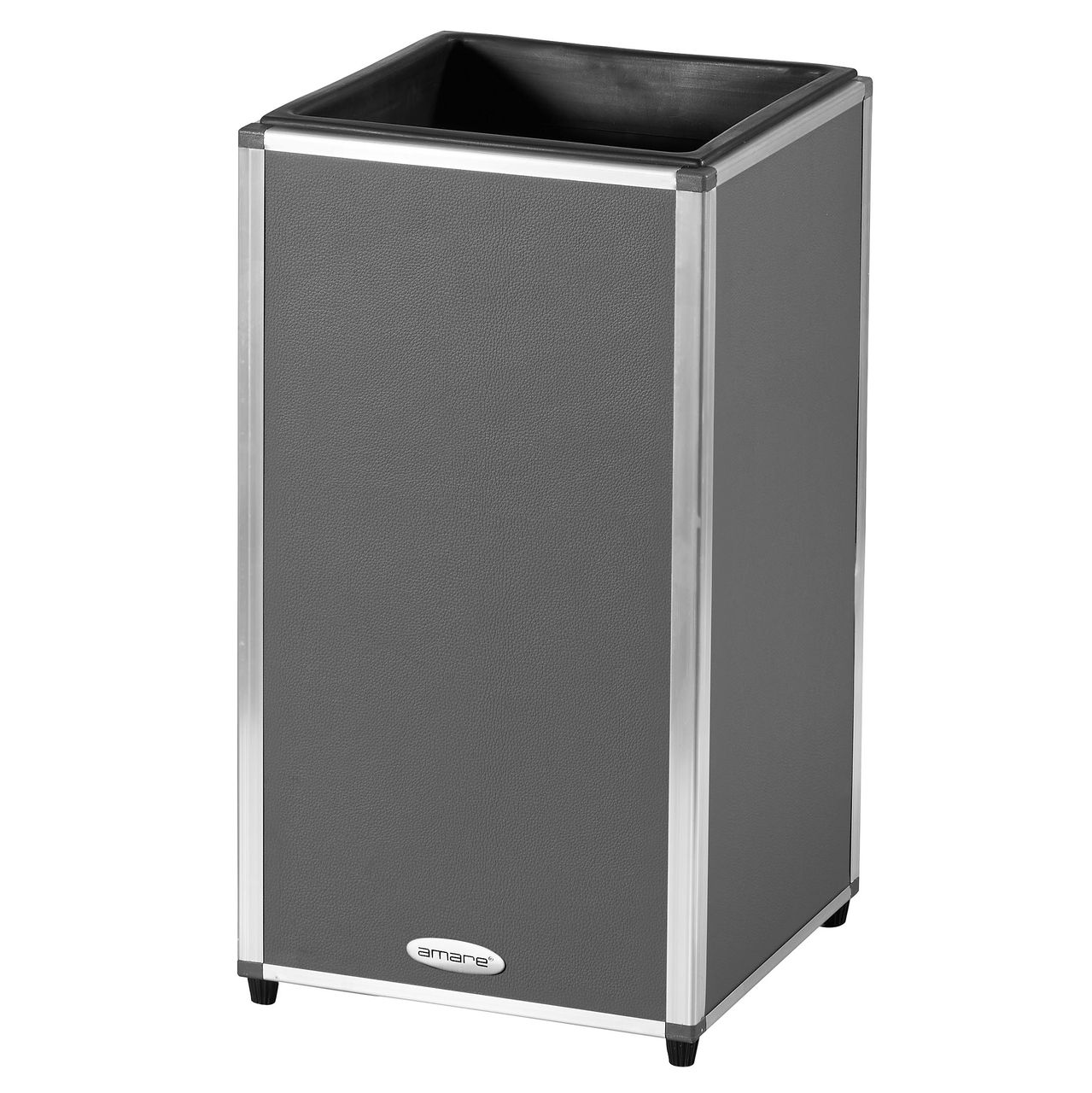 Weles AMARE Fiberglas Design Pflanzgefäß PUR 28 x 28 x 51 cm, grau