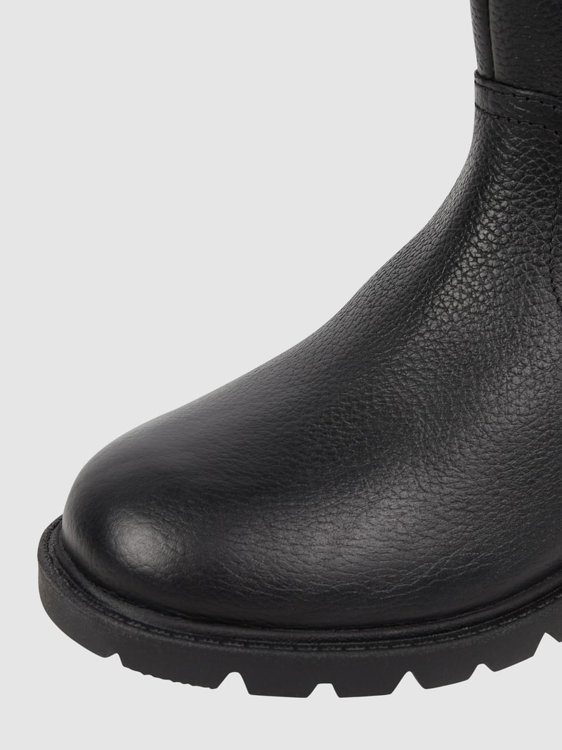 Stiefel aus Leder Modell 'Shaylax' in schwarz