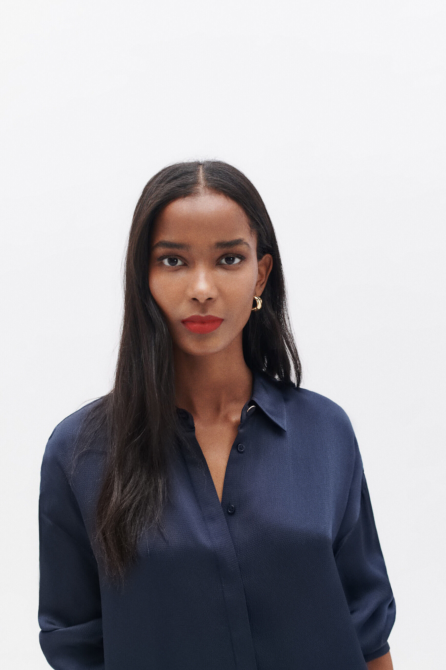 Chemise caby2 bleu marine femme